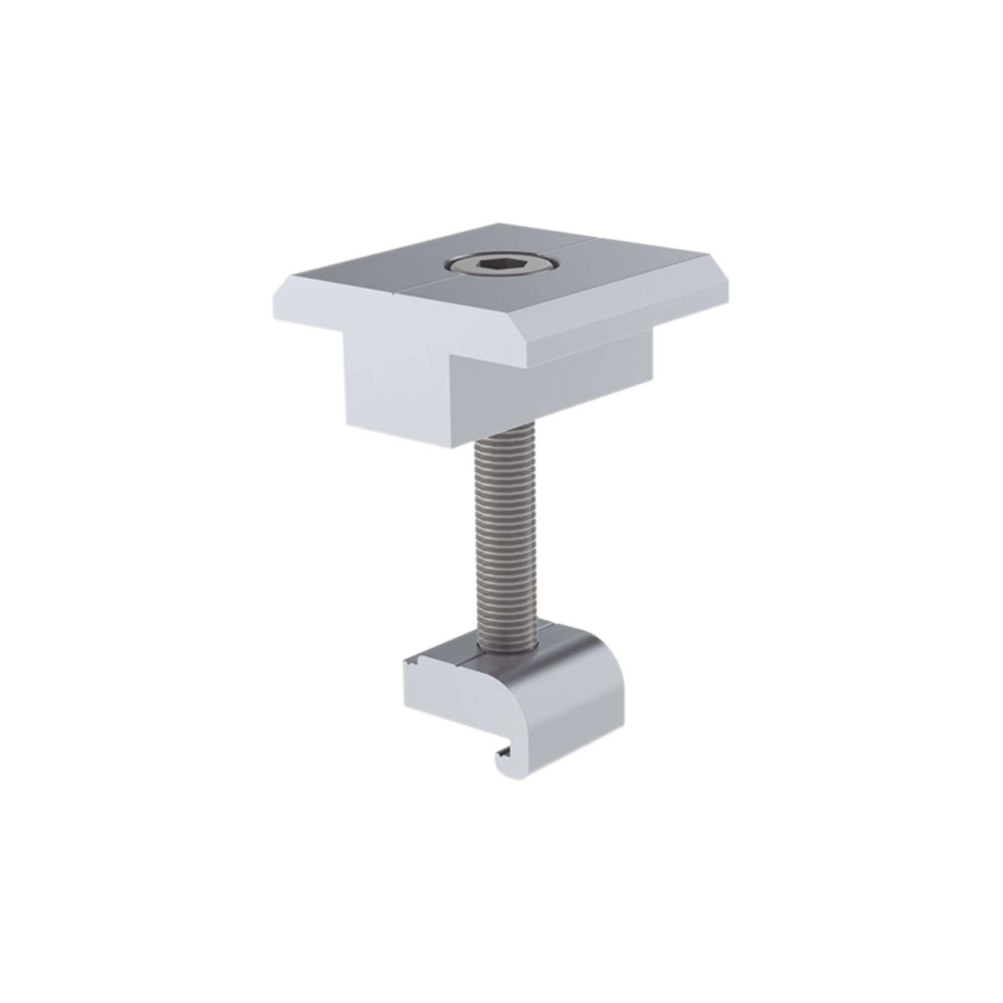EPL-MCG2-35R|Sujetador Intermedio 35 mm para montaje de paneles solares en riel7